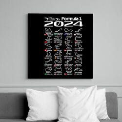 printfashion Formula 1 (1) - Vászonkép - Fekete (15537528)