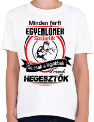 printfashion A legjobb hegesztők - Gyerek póló - Fehér (930005)