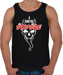 printfashion A konyha ördöge - Férfi atléta - Fekete (16350827)