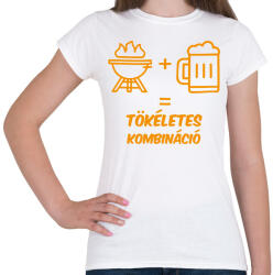 printfashion Tökéletes kombináció - Női póló - Fehér (13691309)