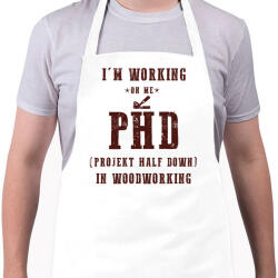 printfashion PHD - Kötény - Fehér (4907703)