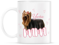 printfashion Yorkie Mama - Bögre - Fehér (11549468)