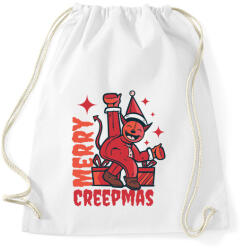 printfashion Boldog Karit - Karácsony - Merry Creepmas - Sportzsák, Tornazsák - Fehér (4101457)