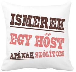 printfashion Ismerek egy hőst - Párnahuzat, Díszpárnahuzat - Fehér (16779879)