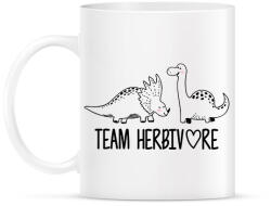 printfashion Team herbivore - Bögre - Fehér (8152513)