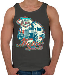 printfashion Benzin - Férfi atléta - Sötétszürke (187902)