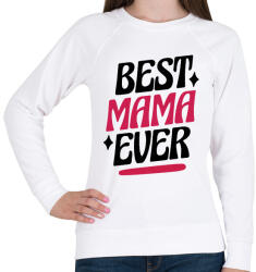 printfashion Legjobb mama - Női pulóver - Fehér (6146608)
