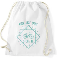 printfashion Ride like you stole it - Sportzsák, Tornazsák - Fehér (7434276)