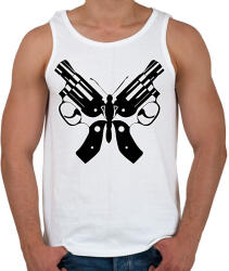 printfashion Butterfly gun - Férfi atléta - Fehér (15941345)