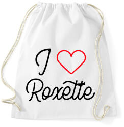 printfashion I love Roxette 2 - Sportzsák, Tornazsák - Fehér (10650786)