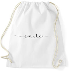 printfashion smile - Sportzsák, Tornazsák - Fehér (276097)