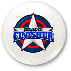 printfashion MARATHON FINISHER 2 - Kitűző, hűtőmágnes - Fehér (9542061)