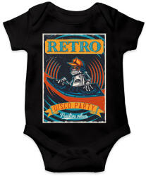 printfashion Retro Disco Party - Baba Body - Fekete (6583924)