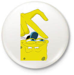 printfashion spongyabob és patrick páros minta barátoknak - Kitűző, hűtőmágnes - Fehér (12701453)