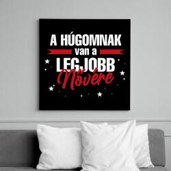 printfashion Legjobb nővér - Vászonkép - Fekete (14068694)