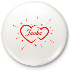 printfashion Janka - Kitűző, hűtőmágnes - Fehér (11955355)