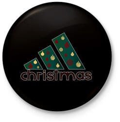 printfashion adidas christmas - Kitűző, hűtőmágnes - Fekete (15052983)