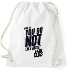 printfashion Fight Club: Rule One - Sportzsák, Tornazsák - Fehér (2887078)