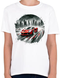 printfashion Ferrari - Gyerek póló - Fehér (15533517)
