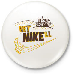 printfashion VetNIKEll - Kitűző, hűtőmágnes - Fehér (14101914)