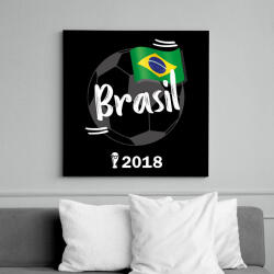 printfashion Brazília - Vászonkép - Fekete (6645446)
