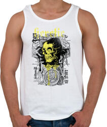 printfashion skull - Férfi atléta - Fehér (4639792)