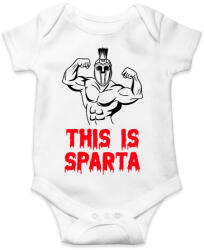 printfashion This is Sparta 1 - Baba Body - Fehér (11527162)