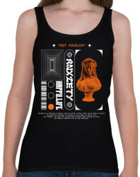 printfashion Anxiety - Női atléta - Fekete (14559122)