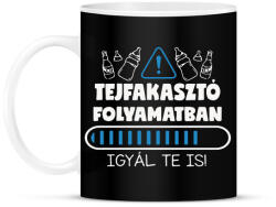 printfashion Tejfakasztó folyamatban - Bögre - Fekete (14769317)