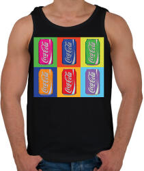 printfashion Andy Warhol - Coca cola - Férfi atléta - Fekete (6730843)