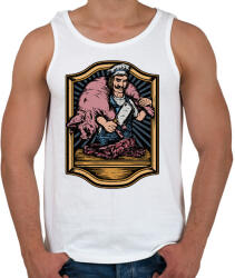 printfashion Paint of Hentes - Férfi atléta - Fehér (2148455)