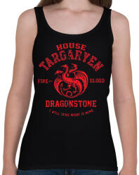 printfashion House Targaryen - Női atléta - Fekete (16503884)