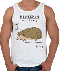 printfashion Süni anatómia - Férfi atléta - Fehér (11857003)