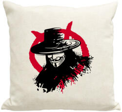 printfashion Vendetta - Párnahuzat, Díszpárnahuzat - Lenvászon (4211642)