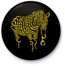 printfashion Természetkárosítás - Kitűző, hűtőmágnes - Fekete (3090606)