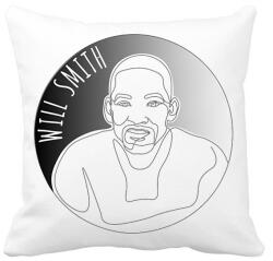 printfashion Will Smith - Vonalas - Párnahuzat, Díszpárnahuzat - Fehér (7295801)