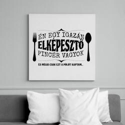 printfashion Elképesztő pincér - Vászonkép - Fehér (9433494)
