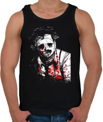 printfashion Leatherface - Férfi atléta - Fekete (5559076)
