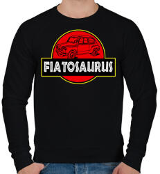 printfashion Fiatosaurus - Férfi pulóver - Fekete (911594)