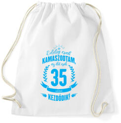 printfashion kamasz-35-cyan - Sportzsák, Tornazsák - Fehér (599098)