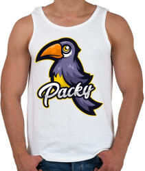 printfashion Packy - Férfi atléta - Fehér (5136419)