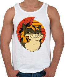 printfashion The legion cat - légiós macska - Férfi atléta - Fehér (5484731)