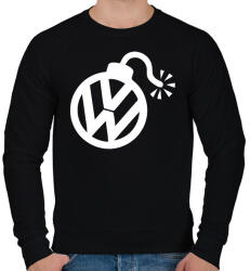 printfashion VW Bomb - Férfi pulóver - Fekete (1661351)