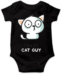 printfashion Cat guy - Baba Body - Fekete (2532885)