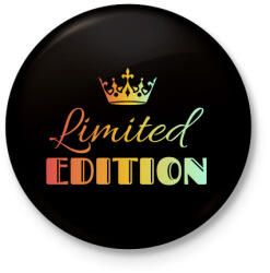 printfashion LIMITED EDITION - Kitűző, hűtőmágnes - Fekete (3844298)