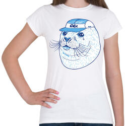 printfashion Fóka - Női póló - Fehér (12045069)