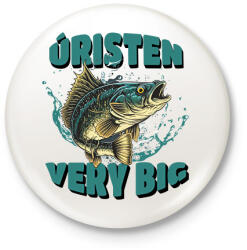 printfashion Úristen very big - Kitűző, hűtőmágnes - Fehér (16413885)