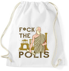 printfashion Fuck the Polis - Sportzsák, Tornazsák - Fehér (11858319)