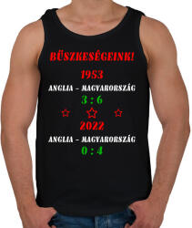printfashion Anglia - Magyarország színes - Férfi atléta - Fekete (7309061)