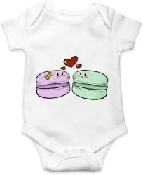 printfashion Macaron szerelem - Baba Body - Fehér (15669357)